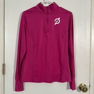 Peloton Hot Pink Quarterzip